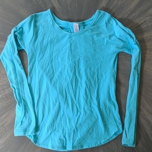 ivivva blue long sleeve shirt